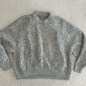 Madewell for J. Crew Gray Knit Women's Sweater Size Small